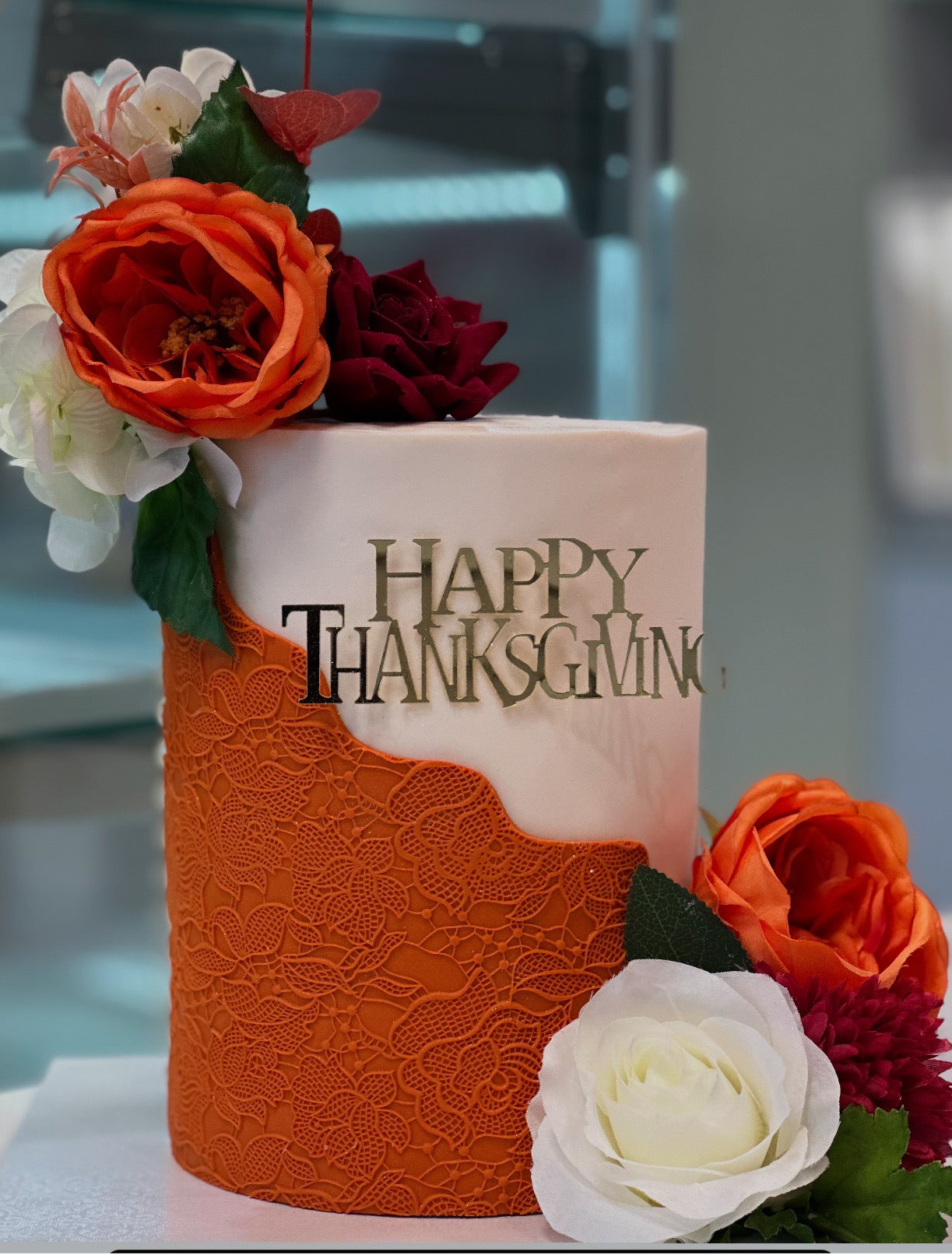 Happy Thanksgiving Cake
