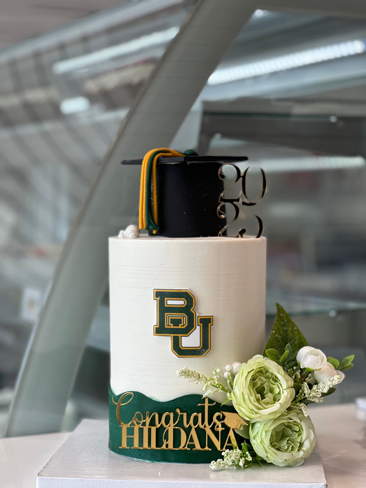 Graduation Cake Tree Floral Graduation cake
