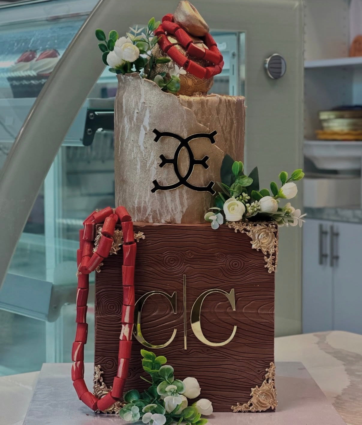 Traditional Engagement - Wood grain