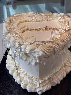 Vintage Heart Cake