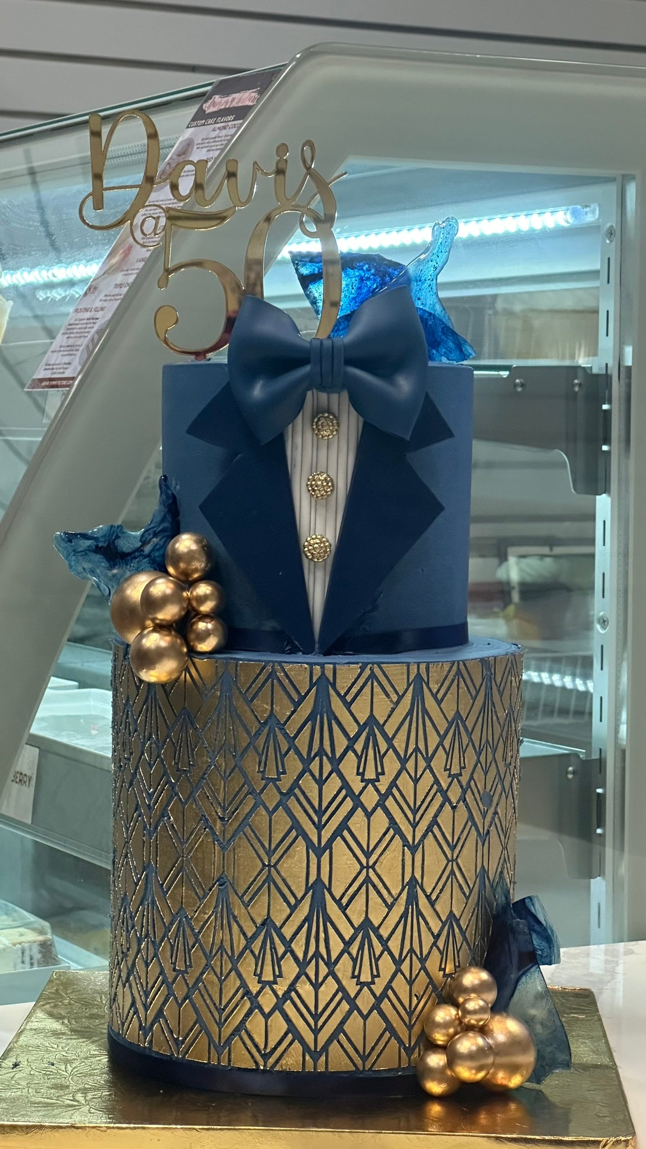 Black & Gold D - 2 Tier