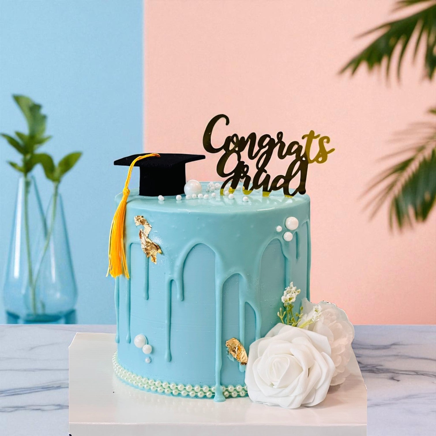 Grad Ball Drip Drip cake - Grad