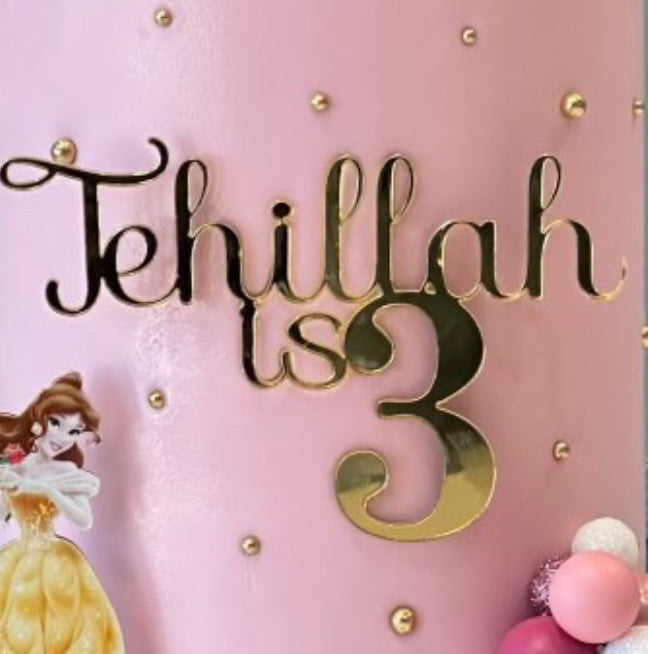 Acrylic Cake Toppers