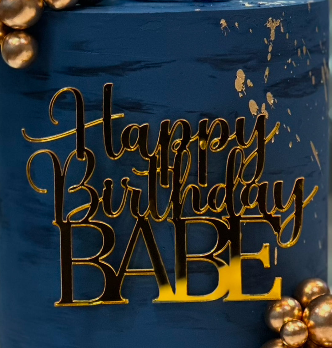 Acrylic Cake Toppers