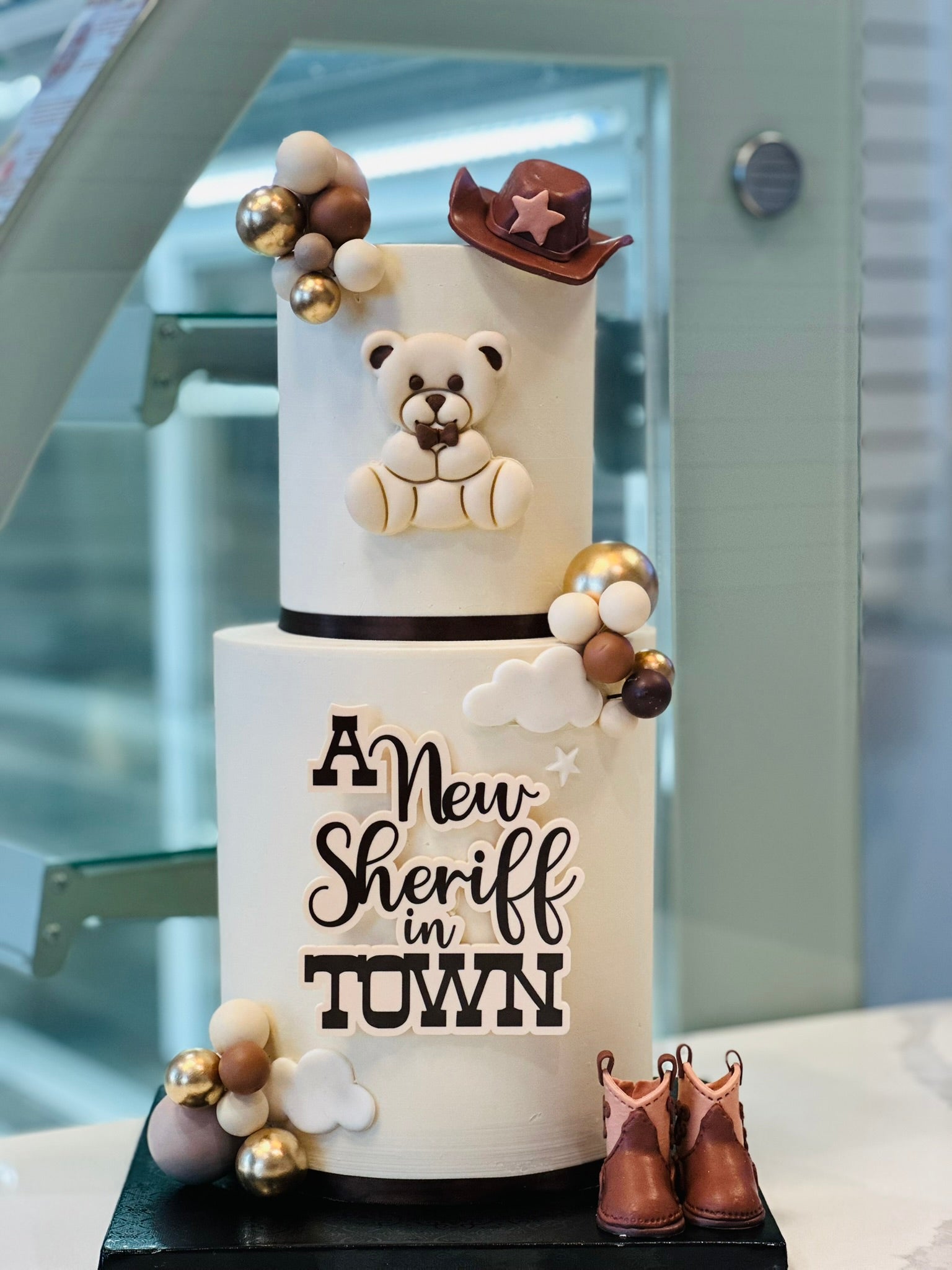 Rustic Baby theme - 2 Tier