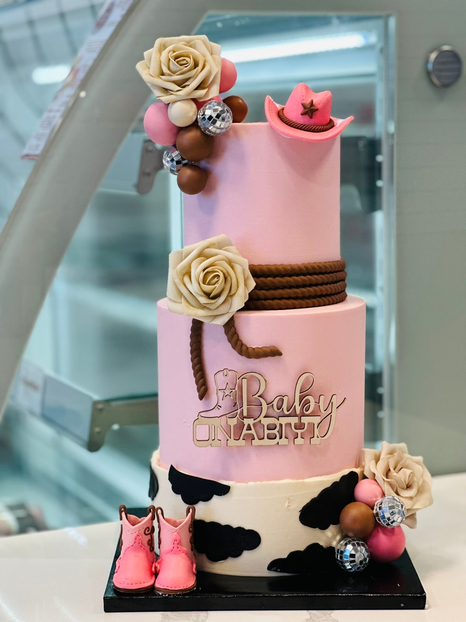 Rustic Baby theme - 2 Tier